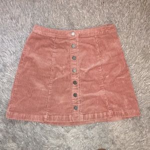 button down skirt